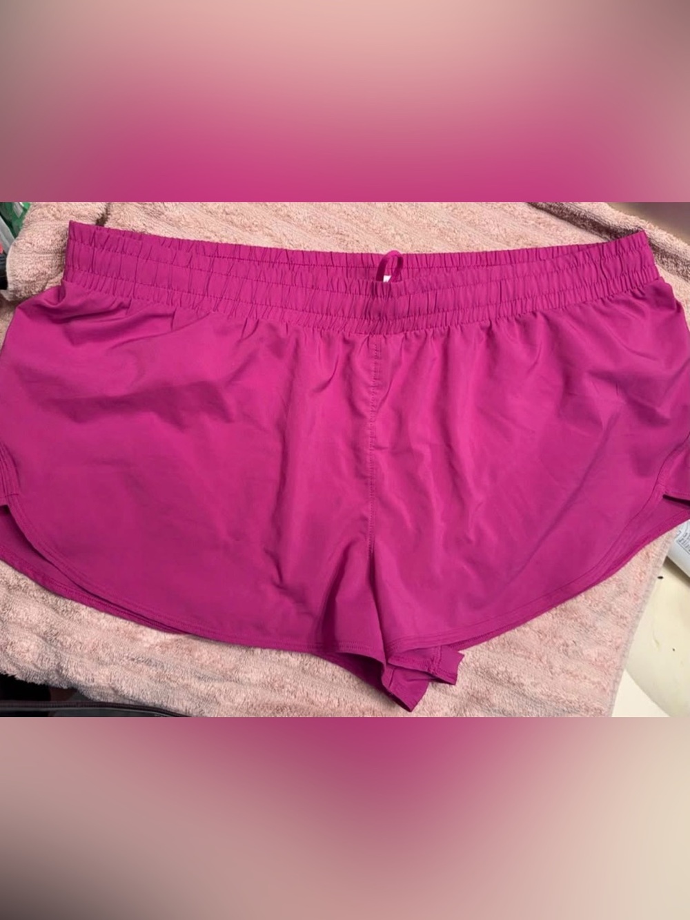 All In Motion xxl Women's Athletic Drawstring Shorts - Fuchsia